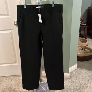 Loft dark gray legging type pants.  Large. NWT.